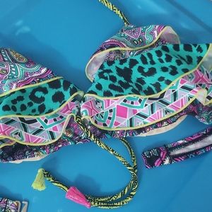 Neon, animal print, tassels, mandalen print bikini
